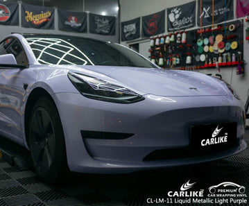 CL-LM-11 liquid metallic light purple vinyl for tesla