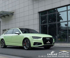 CL-LM-13 liquid metallic avocado green vinyl for audi