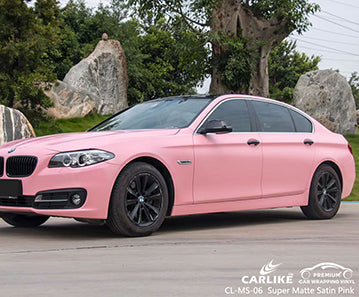 CL-MS-06 super matte satin pink vinyl for bmw