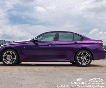 CL-PM-08 paint metallic midnight purple vinyl for bmw