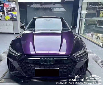 CL-PM-08 paint metallic midnight purple vinyl for audi