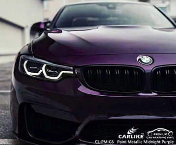 CL-PM-08 paint metallic midnight purple vinyl for bmw