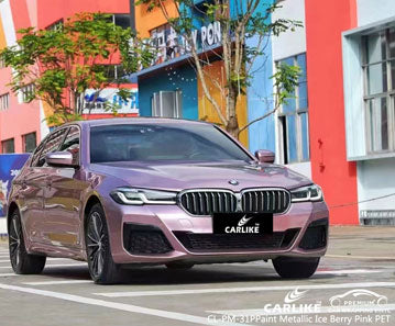 CL-PM-31P paint metallic ice berry pink pet release paper vinyl for bmw