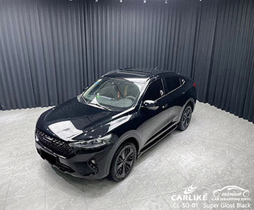 CL-SG-01 super gloss black vinyl for honda