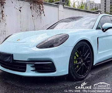 CL-TPU-5008 tpu gloss crystal bentley glacier blue vinyl for porsche