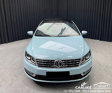 CL-TPU-5008 tpu gloss crystal bentley glacier blue vinyl for volkswagenwerk