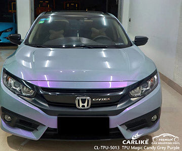 CL-TPU-5013 tpu magic candy grey purple vinyl for nio