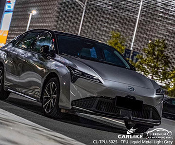 CL-TPU-5025 tpu liquid metal light grey vinyl for trumpchi