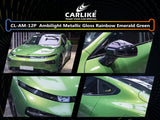 BlackAnt CL-AM-12P Ambilight Metallic Gloss Rainbow Emerald Green Vinyl PET Liner