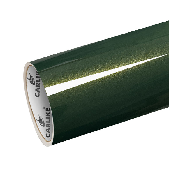 BlackAnt CL-AM-12P Ambilight Metallic Gloss Rainbow Emerald Green Vinyl PET Liner