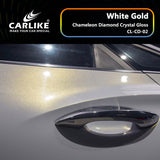 BlackAnt CL-CD-02P Chameleon Diamond Crystal Gloss White Gold Vinyl PET Liner
