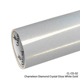 BlackAnt CL-CD-02 Chameleon Diamond Crystal Gloss White Gold Vinyl
