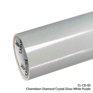 BlackAnt CL-CD-05 Chameleon Diamond Crystal Gloss White Purple Vinyl