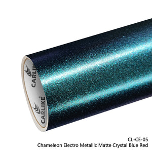 BlackAnt CL-CE-05 Chameleon Electro Metallic Matte Crystal Blue Red Vinyl
