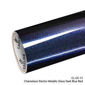 BlackAnt CL-GE-17 Chameleon Electro Metallic Gloss Dark Blue Red Vinyl