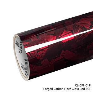 BlackAnt CL-CFF-01P Forged Carbon Fiber Gloss Red Vinyl PET Liner