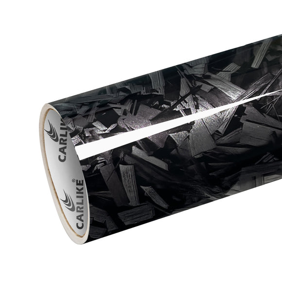 BlackAnt CL-CFF-03P Forged Carbon Fiber Gloss Grey Vinyl PET Liner