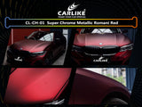 BlackAnt  CL-CH-01 Super Chrome Metallic Romani Red Vinyl