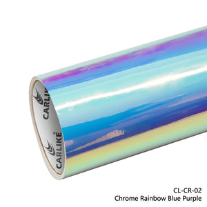 BlackAnt CL-CR-02 Chrome Rainbow Blue Purple Vinyl