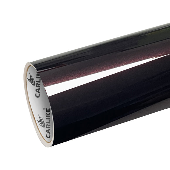 BlackAnt CL-EG-08P Electro Metallic Gloss Black Rose Vinyl PET Liner