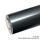 BlackAnt CL-EG-34P Electro Metallic Gloss Coal Grey Vinyl PET Liner