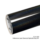 BlackAnt CL-IL-01P Iridescence Laser Diamond Splendid Grey Vinyl PET Liner