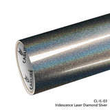 BlackAnt  CL-IL-03 Iridescence Laser Diamond Silver Vinyl