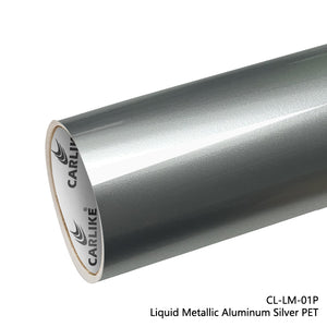 BlackAnt CL-LM-01P Liquid Metallic Aluminum Silver Vinyl PET Liner