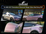 BlackAnt CL-MD-01P Chameleon Diamond Magic Gloss Red Grey Vinyl PET Liner