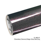 BlackAnt CL-MD-01 Chameleon Diamond Magic Gloss Red Grey Vinyl