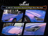 BlackAnt CL-MD-03 Chameleon Diamond Magic Gloss Blue Red Vinyl