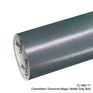 BlackAnt CL-MD-11 Chameleon Diamond Magic Matte Grey Red Vinyl