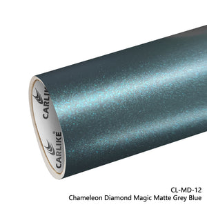 BlackAnt CL-MD-12 Chameleon Diamond Magic Matte Grey Blue Vinyl