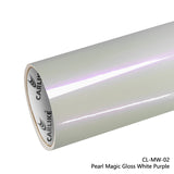 BlackAnt CL-MW-02 Pearl Magic Gloss White Purple Car Vinyl