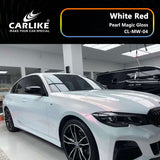 BlackAnt CL-MW-04 Pearl Magic Gloss White Red Car Wrapping Vinyl