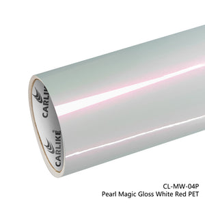 BlackAnt CL-MW-04P Pearl Magic Gloss White Red Vinyl PET Liner