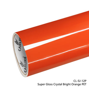 BlackAnt CL-SJ-12P Super Gloss Crystal Bright Orange Vinyl PET Liner