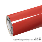 BlackAnt CL-SJ-13P Super Gloss Crystal Porsche Lava Orange Vinyl PET Liner