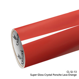 BlackAnt CL-SJ-13 Super Gloss Crystal Porsche Lava Orange Vinyl