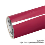 BlackAnt CL-SJ-17P Super Gloss Crystal Beetroot Red Vinyl PET Liner