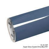 BlackAnt CL-SJ-35P Super Gloss Crystal China Blue Vinyl PET Liner