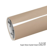 BlackAnt CL-SJ-54P Super Gloss Crystal Cream Coffee Vinyl PET Liner