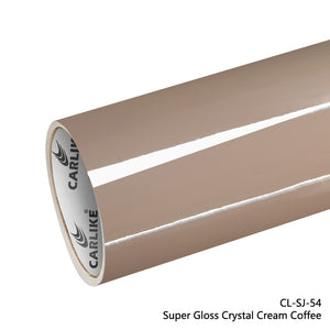 BlackAnt CL-SJ-54 Super Gloss Crystal Cream Coffee Vinyl