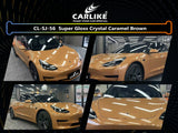 BlackAnt CL-SJ-56 Super Gloss Crystal Caramel Brown Vinyl