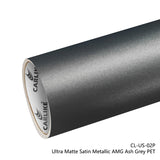 BlackAnt CL-US-02P Ultra Matte Satin Metallic AMG Ash Grey Vinyl PET Liner