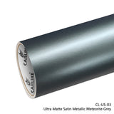 BlackAnt CL-US-03 Ultra Matte Satin Metallic Meteorite Grey Vinyl
