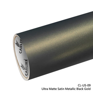 BlackAnt CL-US-09 Ultra Matte Satin Metallic Black Gold Vinyl