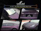 BlackAnt CL-US-11 Ultra Matte Satin Metallic Black Purple Vinyl