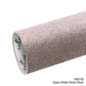 BlackAnt CL-SGD-02 Super Glitter Stone Silver Vinyl