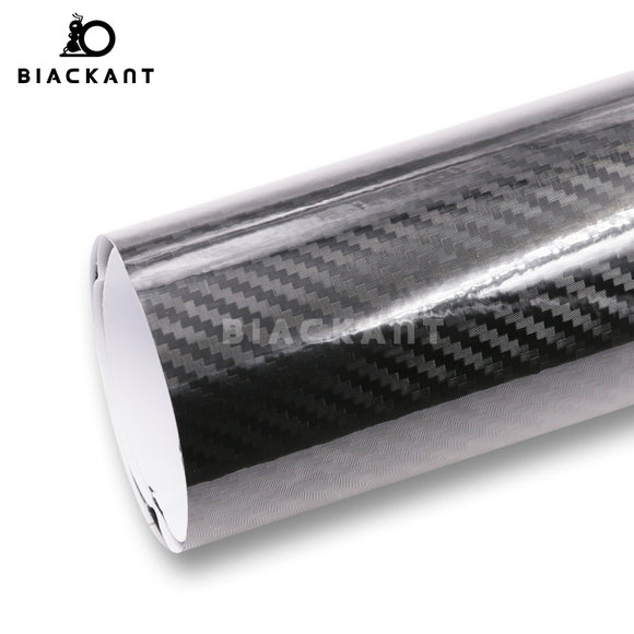 BlackAnt CL-5DCF-01 5D Carbon Fiber Big Texture Black Car Body Wrap Vinyl Auto Vechile Wrapping Film